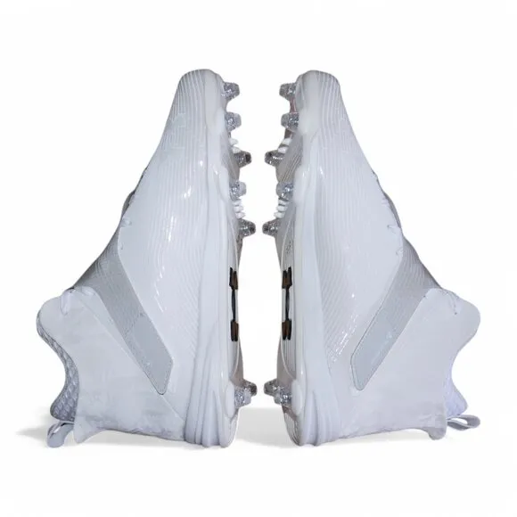 Men's Size 15 Under Armour Highlight Hammer MC Football Cleats White Out
