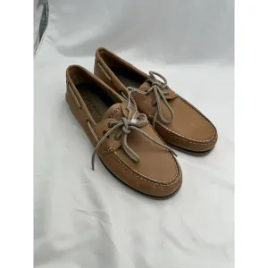 MEN'S SPERRY TOP SIDER 0777894 LEEWARD 2 EYE SAHARA TAN ORTHOLITE SHOES 11.5