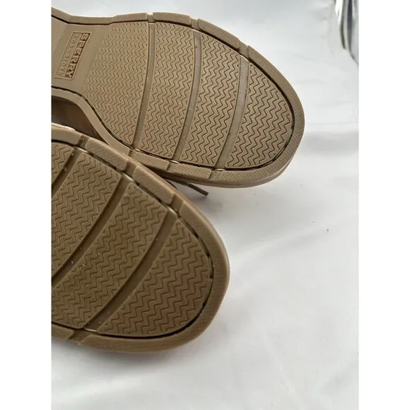 MEN'S SPERRY TOP SIDER 0777894 LEEWARD 2 EYE SAHARA TAN ORTHOLITE SHOES 11.5
