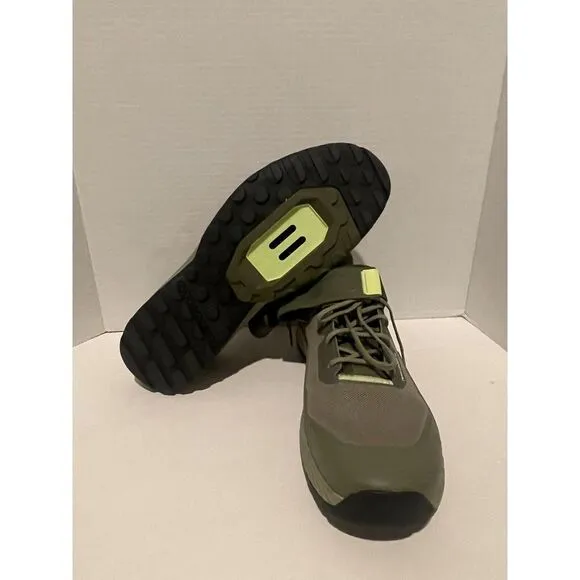 Men's Trailcross Mountain Clipless Shoes - Green/Carbon/Black HP9927 Size 12