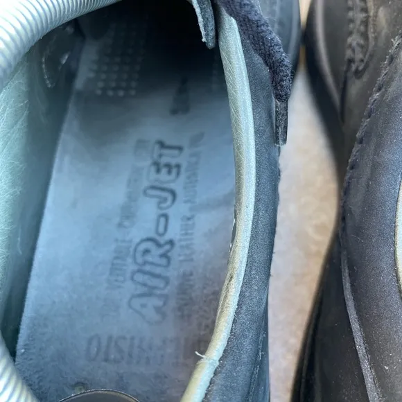 Mephisto Black Loafer Shoes Shock Absorbing Air Bag System Men’s