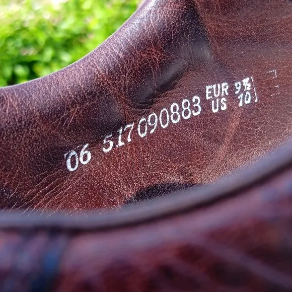 Mephisto (France) Men's Match Brown Leather Runoff Air Jet Shoes