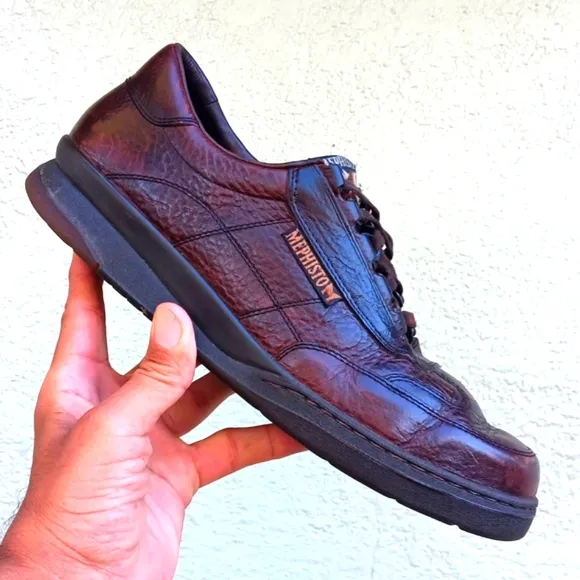 Mephisto (France) Men's Match Brown Leather Runoff Air Jet Shoes