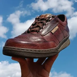 Mephisto (France) Men's Match Brown Leather Runoff Air Jet Shoes