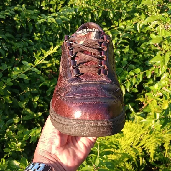 Mephisto (France) Men's Match Brown Leather Runoff Air Jet Shoes