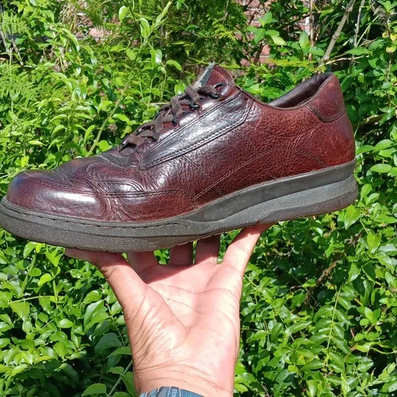 Mephisto (France) Men's Match Brown Leather Runoff Air Jet Shoes