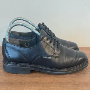 Mephisto Sherpa's Black Men's Sz 7.5 Lace-Up Oxfords Caoutchouc Shock Absorber