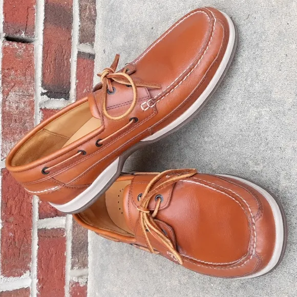 Mephisto Sz 12.5 Spinnaker Leather Airbag Cool Air Membrane Loafer Shoes