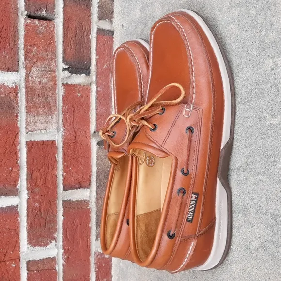 Mephisto Sz 12.5 Spinnaker Leather Airbag Cool Air Membrane Loafer Shoes