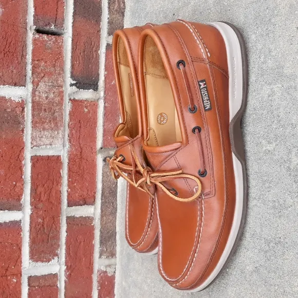 Mephisto Sz 12.5 Spinnaker Leather Airbag Cool Air Membrane Loafer Shoes
