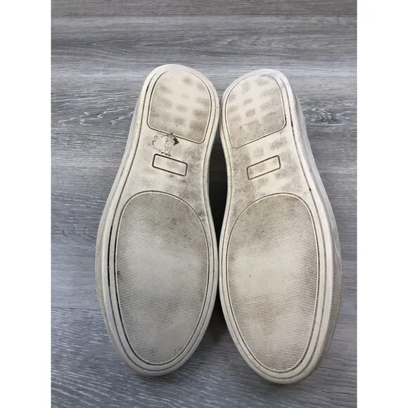 Mercanti Fiorentini MF 5901 Sneakers Men's US 10.5M White Leather Low Top Shoes