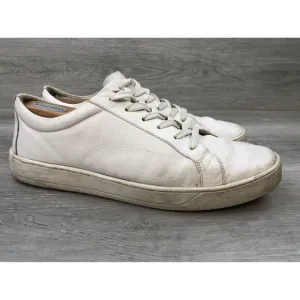 Mercanti Fiorentini MF 5901 Sneakers Men's US 10.5M White Leather Low Top Shoes