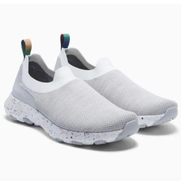 Merell - men’s cloud MOC knit confetti pride slip on sneakers gray shoes size8.5