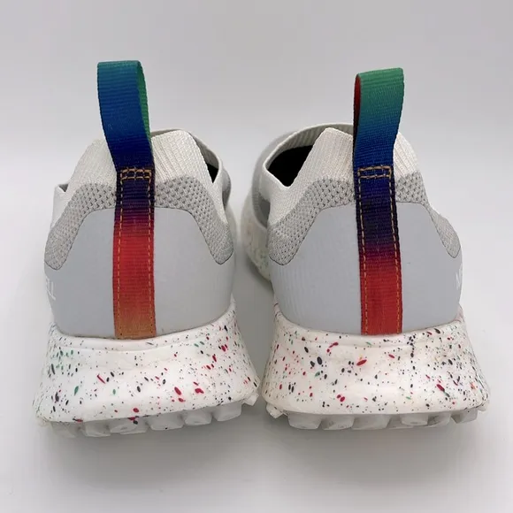 Merell - men’s cloud MOC knit confetti pride slip on sneakers gray shoes size8.5