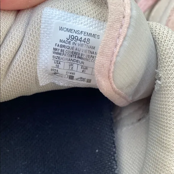 Merrell Alpine Women's Pink and White Sneakers Lace-up Women’s Size 10