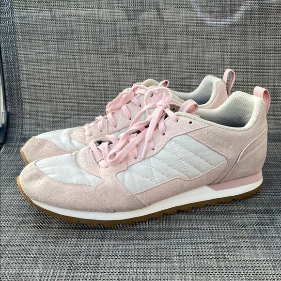 Merrell Alpine Women's Pink and White Sneakers Lace-up Women’s Size 10