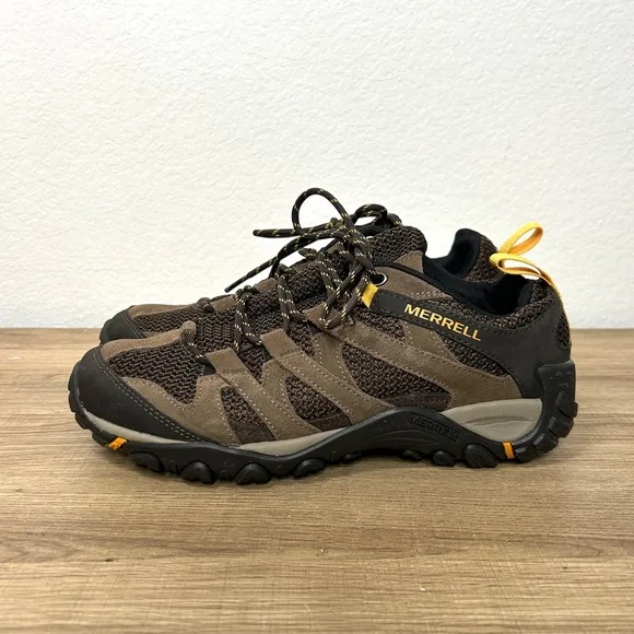 Merrell Alverstone Hiking Shoes Suede/Nylon Men's Sz 9 Outdoors Camping