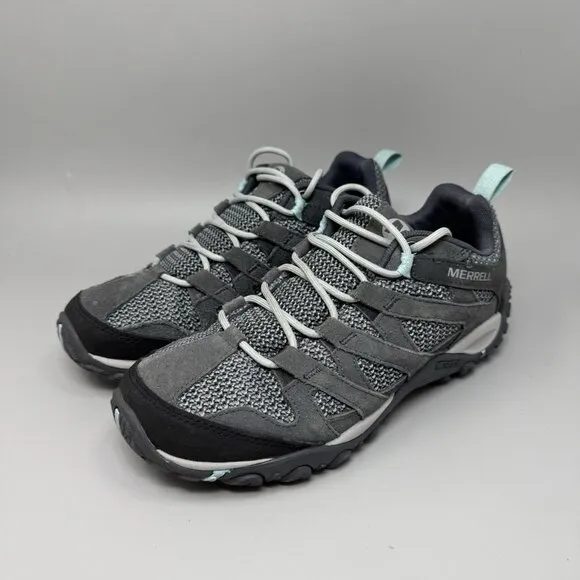 Merrell Alverstone Women's Size 9 Gray Trail Hiking Boots Shoes J034612