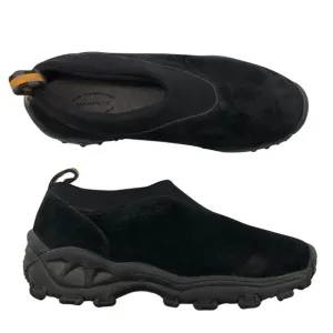 Merrell Black Suede Winter Moc slip ons 9