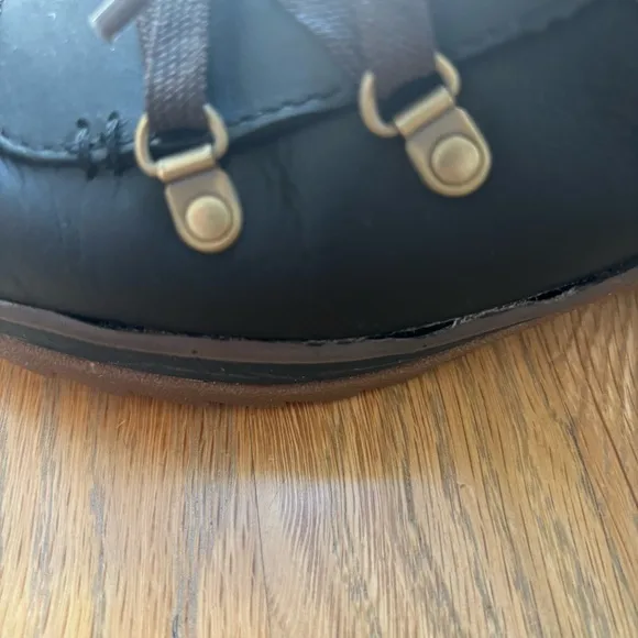Merrell Eventyr Bluff Waterproof Hiking Black Brown Leather Boot Women 7