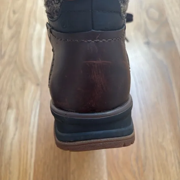 Merrell Eventyr Bluff Waterproof Hiking Black Brown Leather Boot Women 7