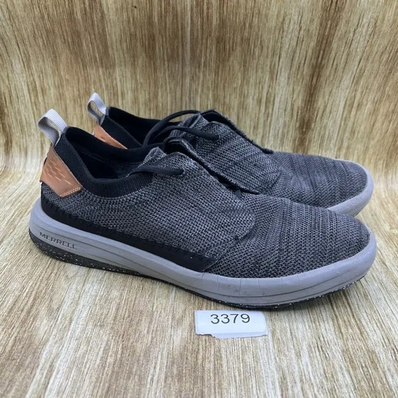 Merrell Gridway Men's Size 11 Grey Black Low Top Sneakers Shoes J97457