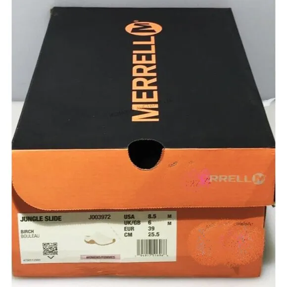 Merrell Jungle Slide Birch Clogs Shoes 8 1/2 M NIB New
