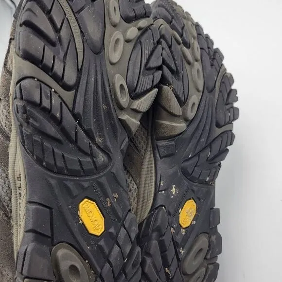 Merrell Men's Moab Waterproof Hiking Shoe,Beluga 9.5