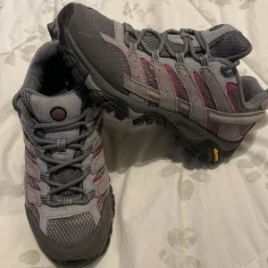 Merrell moab 2 waterproof shoes sneakers hiking vibram womens sz 11 Purple//Grey
