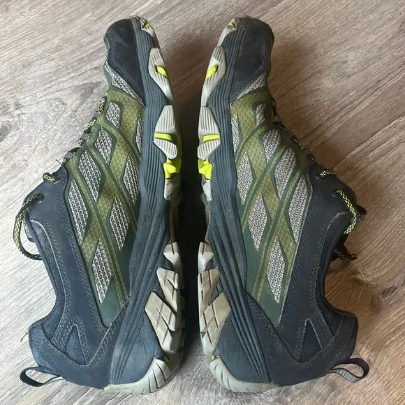 Merrell Moab FST Hiking Shoes Olive Green Mens 13 UK 12.5 EU 48