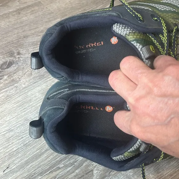 Merrell Moab FST Hiking Shoes Olive Green Mens 13 UK 12.5 EU 48