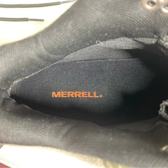 Merrell Reflex 3 Mid Select Dry J77274 Tan Moss Suede Trail Hiking Shoes Size 10