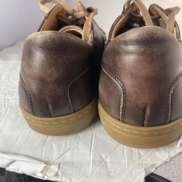 Mezlan Spain Men's Masi Sneaker Brown Leather Lace Up Low Top Shoes Size 8 1/2