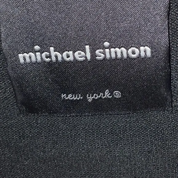 Michael Simon New York Novelty Kitsch High Heel Shoes Sweater Silk Blend Large