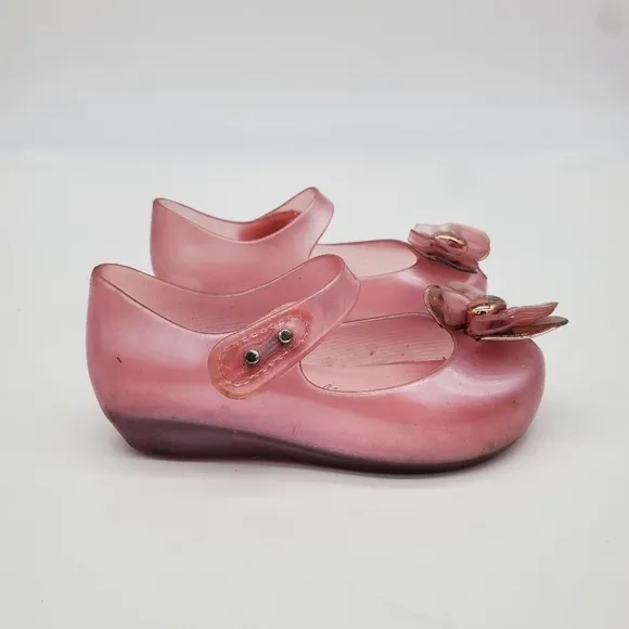 Mini Melissa Shoes Toddler Girls  Barbie Mary Jane Pink