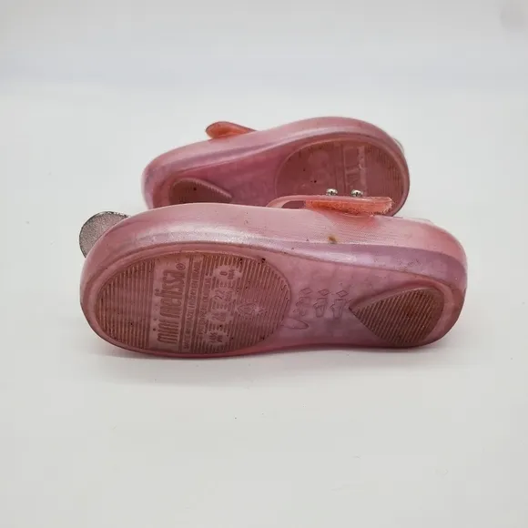 Mini Melissa Shoes Toddler Girls  Barbie Mary Jane Pink