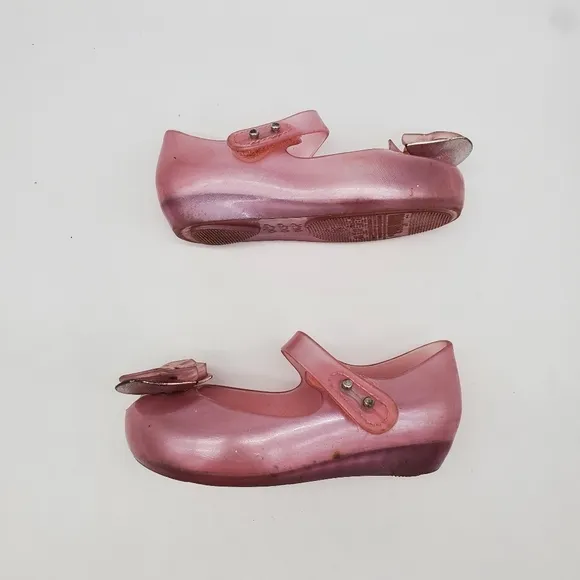 Mini Melissa Shoes Toddler Girls  Barbie Mary Jane Pink