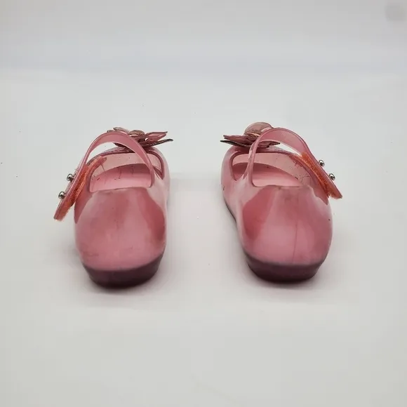 Mini Melissa Shoes Toddler Girls  Barbie Mary Jane Pink