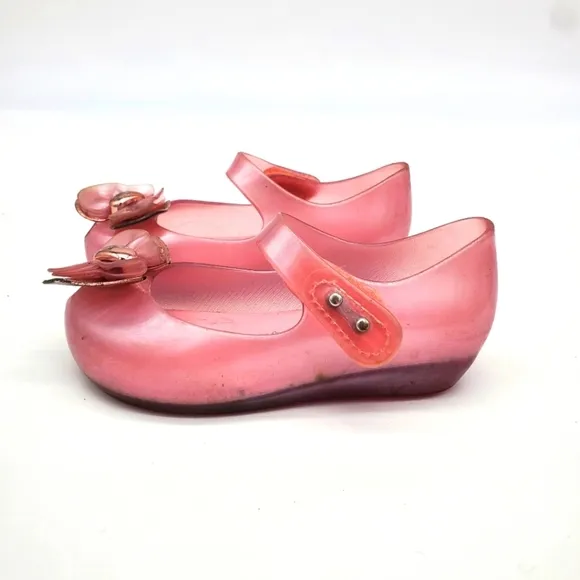 Mini Melissa Shoes Toddler Girls  Barbie Mary Jane Pink