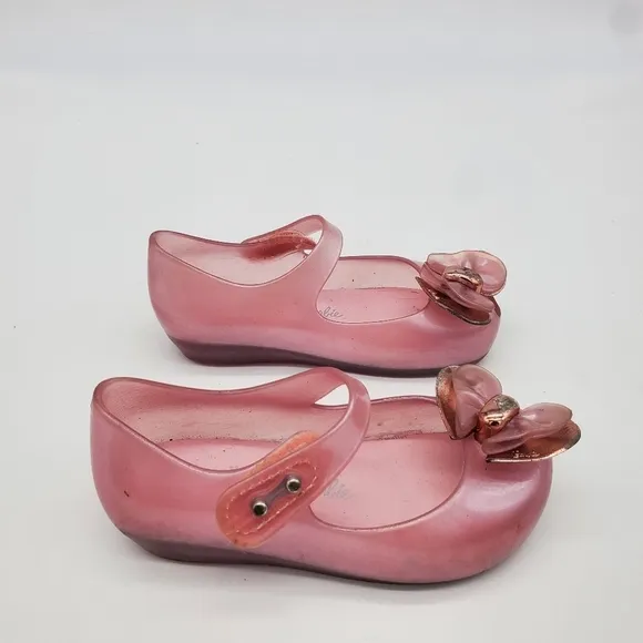 Mini Melissa Shoes Toddler Girls  Barbie Mary Jane Pink