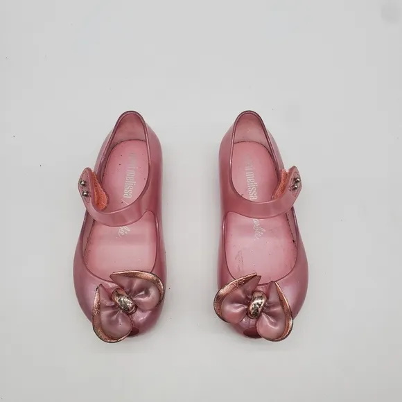 Mini Melissa Shoes Toddler Girls  Barbie Mary Jane Pink