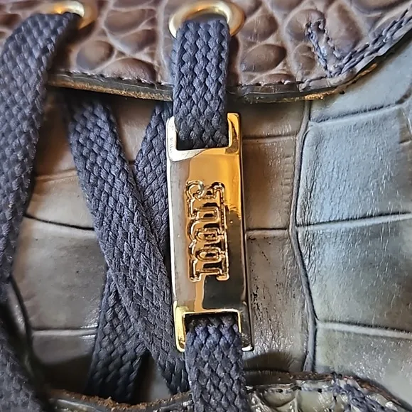 MISTER CROCODILE PRINT/ CALD SKIN LEATHER HIGH-TOP SNEAKERS