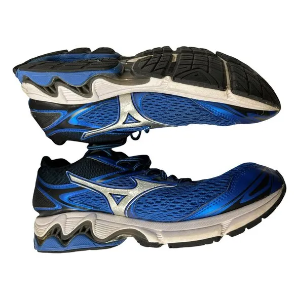 Mizuno Blue Mens Shoe Mens size 12.5 Wave Rider 20, Athletic, Cross Fit, Running
