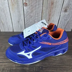 Mizuno Thunder Blade Volleyball Sneaker Youth Men's Sz 5.5 Blue Orange NWT