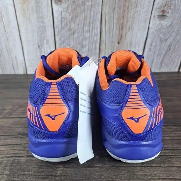 Mizuno Thunder Blade Volleyball Sneaker Youth Men's Sz 5.5 Blue Orange NWT