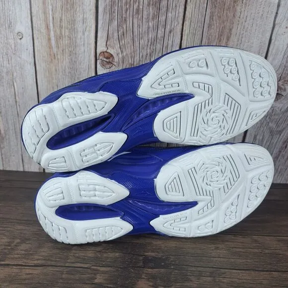 Mizuno Thunder Blade Volleyball Sneaker Youth Men's Sz 5.5 Blue Orange NWT