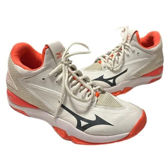 Mizuno Women Wave Impulse SE ALL COURT Tennis Shoes Fiery Coral