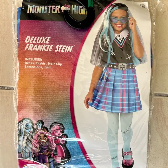 Monster High Frankie Costume Bundle-Large $FIRM