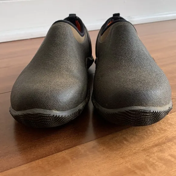 Muck Boot &amp; Co. Shoe Muckster II Low Clog Greenish Brown W 7 - 7.5 M 5 - 5.5
