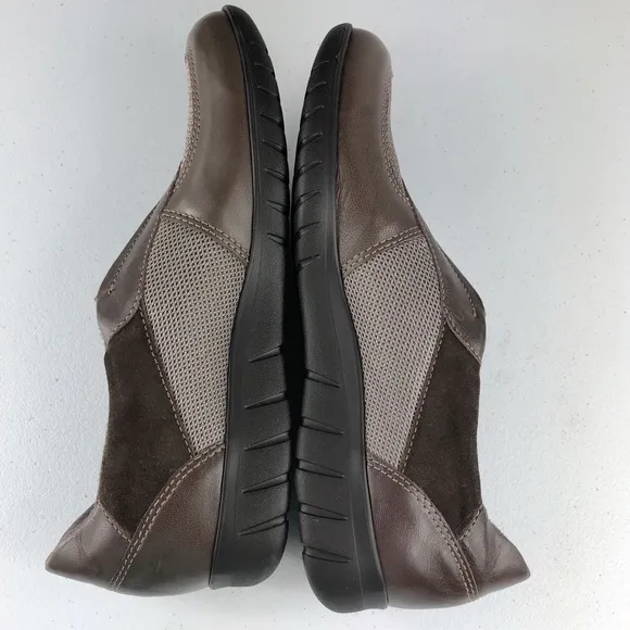 Munro Sports Brown Leather Shoes Size 7 SS